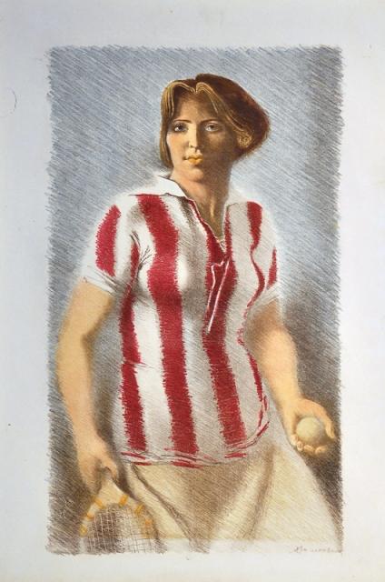 Самохвалов А.Н. Девушка в футболке. 1930-е Самохвалов А.Н. Девушка в футболке. 1930-е